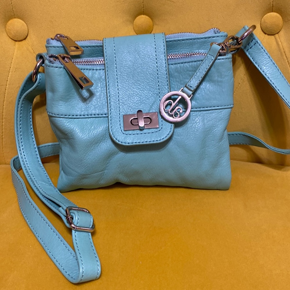 Audrey Brook Aqua Blue Handbag
